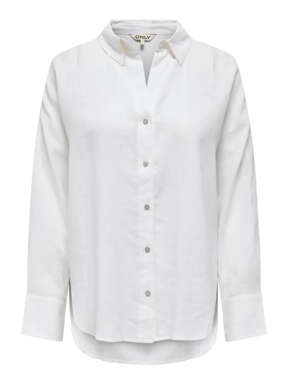 ONLY Onlbruxelles L/S Lin camicia donna azzurro