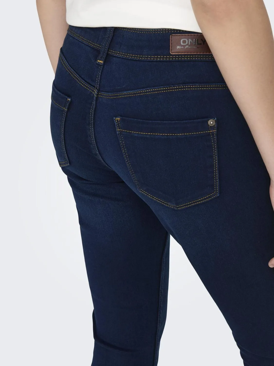 Only Onlrain jeans skinny donna S/30L blu