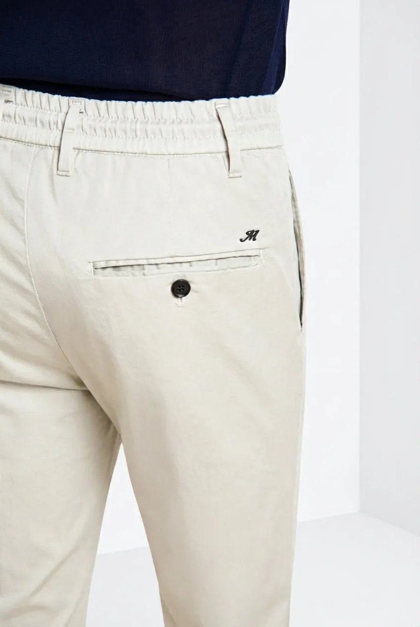 Mason's Milano Jogger Travel chino uomo grigio perla extra slim