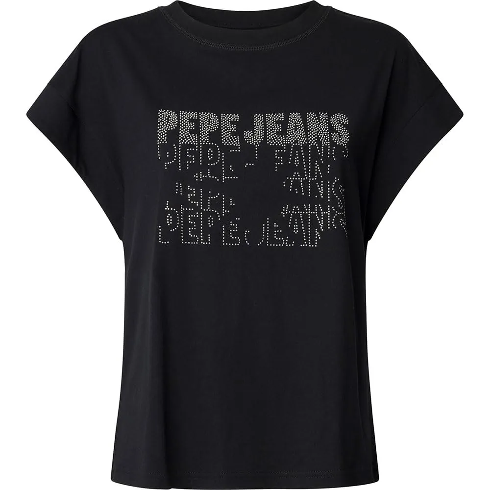 Pepe Jeans Lira Top Donna Senza Maniche Strass