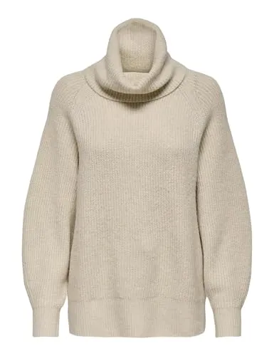 ONLY Onlwhitney LS Loose Rollneck Knt maglione S morbido