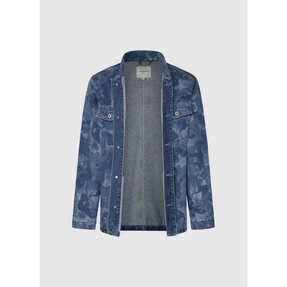 Pepe Jeans Eaton Camouflage Giacca Uomo M Denim