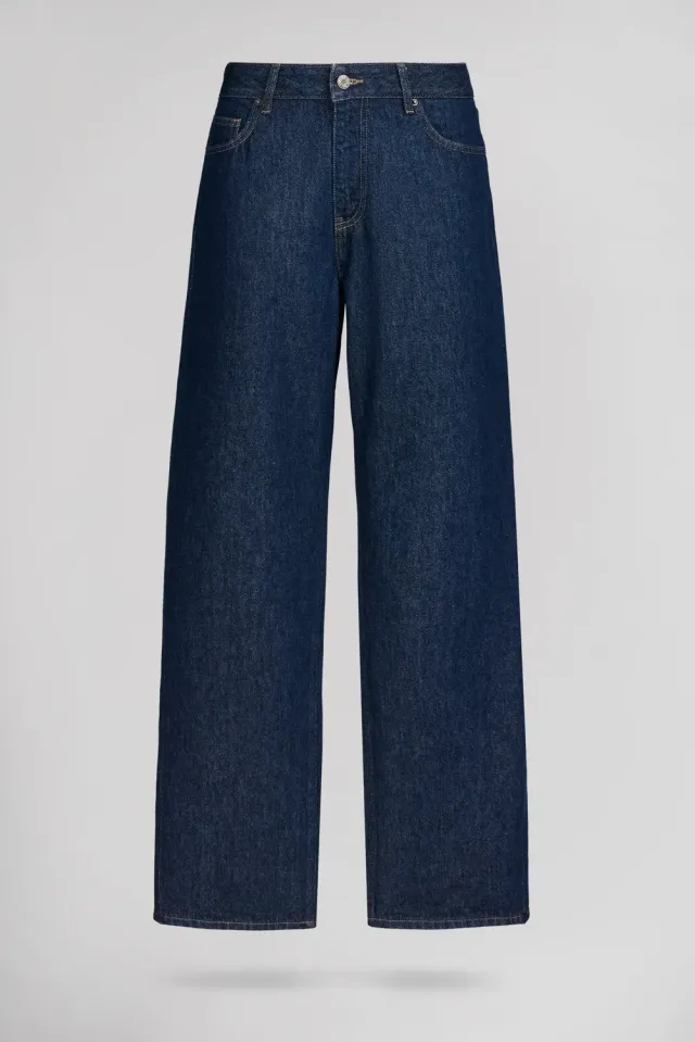 Teddy Smith Tomboy jeans donna dritti dark blue vita bassa