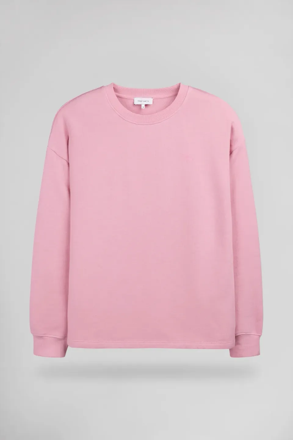 Teddy Smith S-Lucile felpa donna rosa bonbon ampia