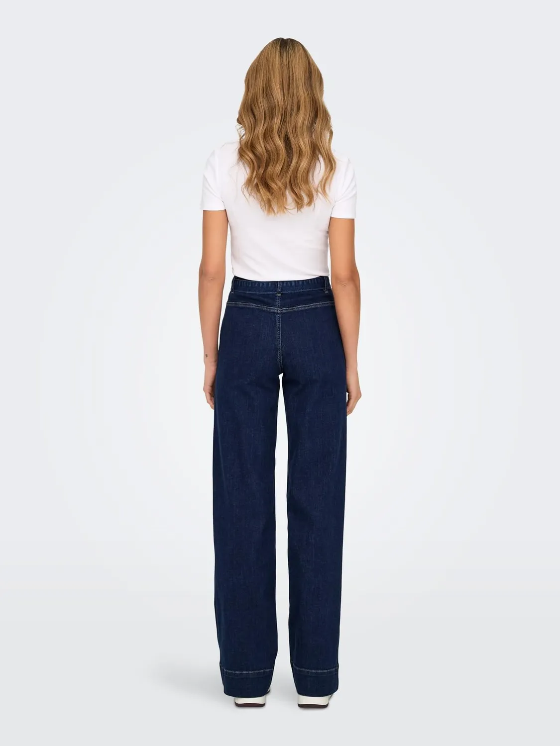 Only Onlmadison Jeans Donna Wide Leg S Vita Alta
