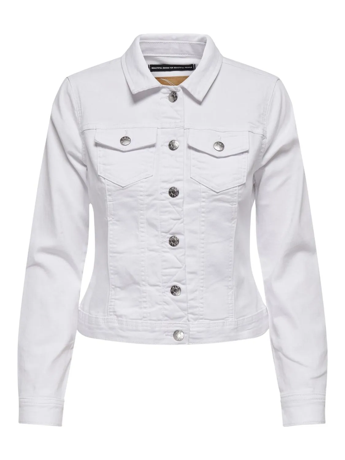 ONLY Onlwonder giacca jeans donna nera delavé