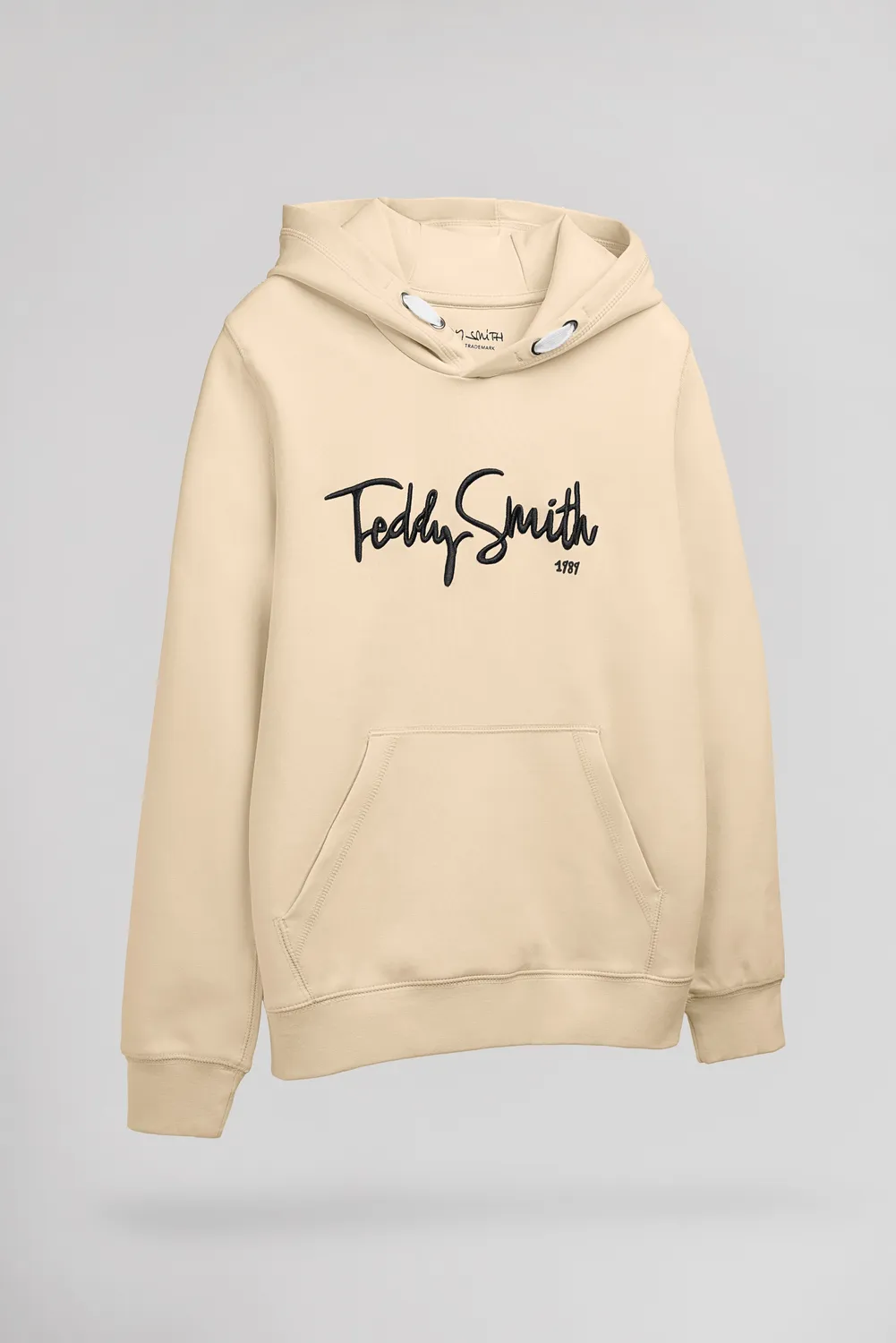 Teddy Smith S-Evry Felpa Bambino cappuccio beige