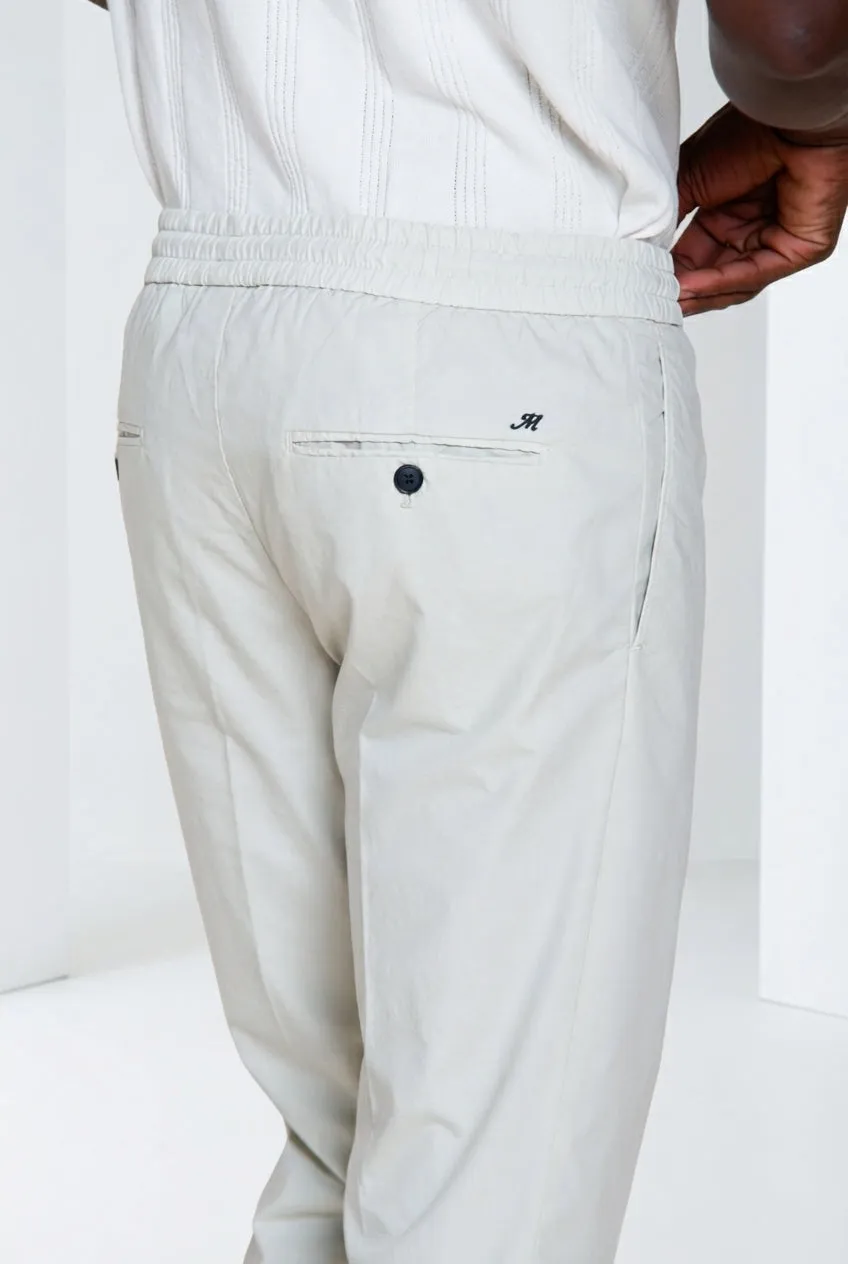 Mason's New York Sack chino jogger grigio perla lyocell