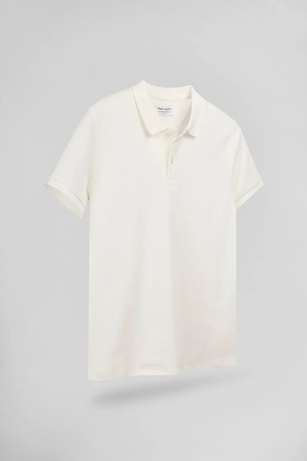 Teddy Smith P-Joel MC Polo Uomo Middle White Jersey Pesante