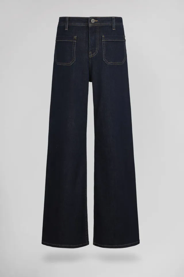 Teddy Smith P-Josefa 4PP JR jeans bambina dark blue gamba larga