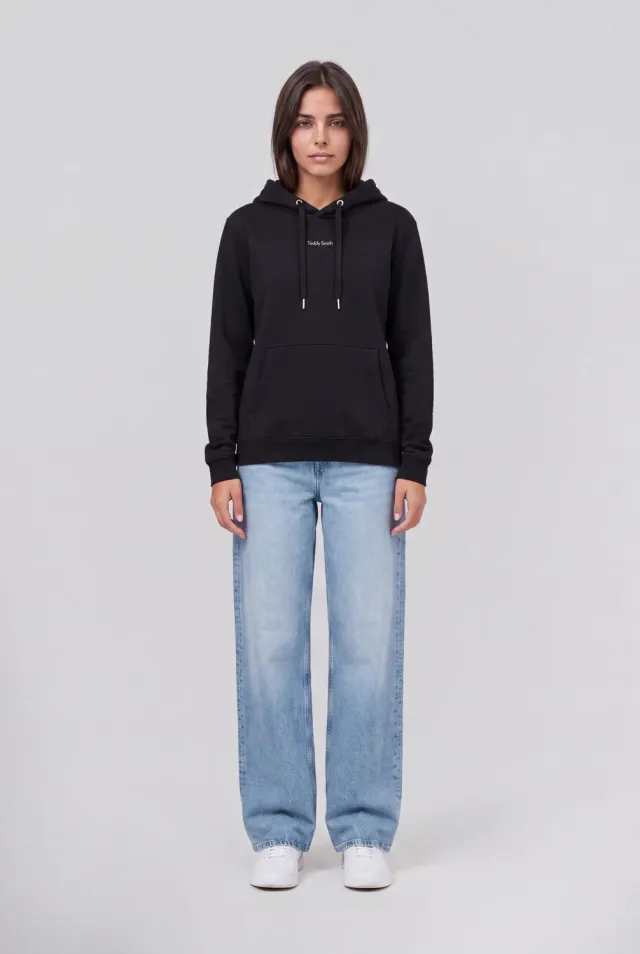 Teddy Smith S-Solene Hoody felpa nero cotone
