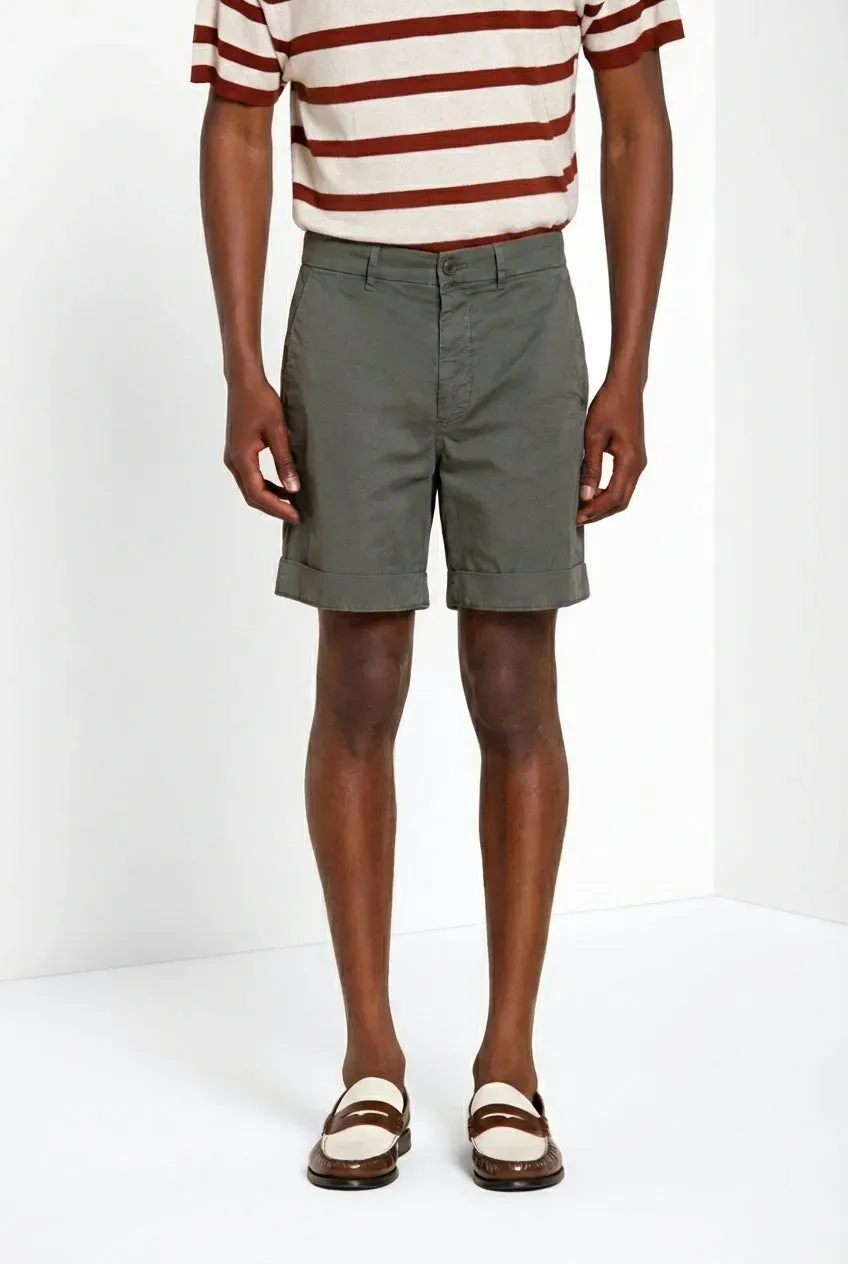 Mason's Chinos bermuda uomo verde militare relaxed