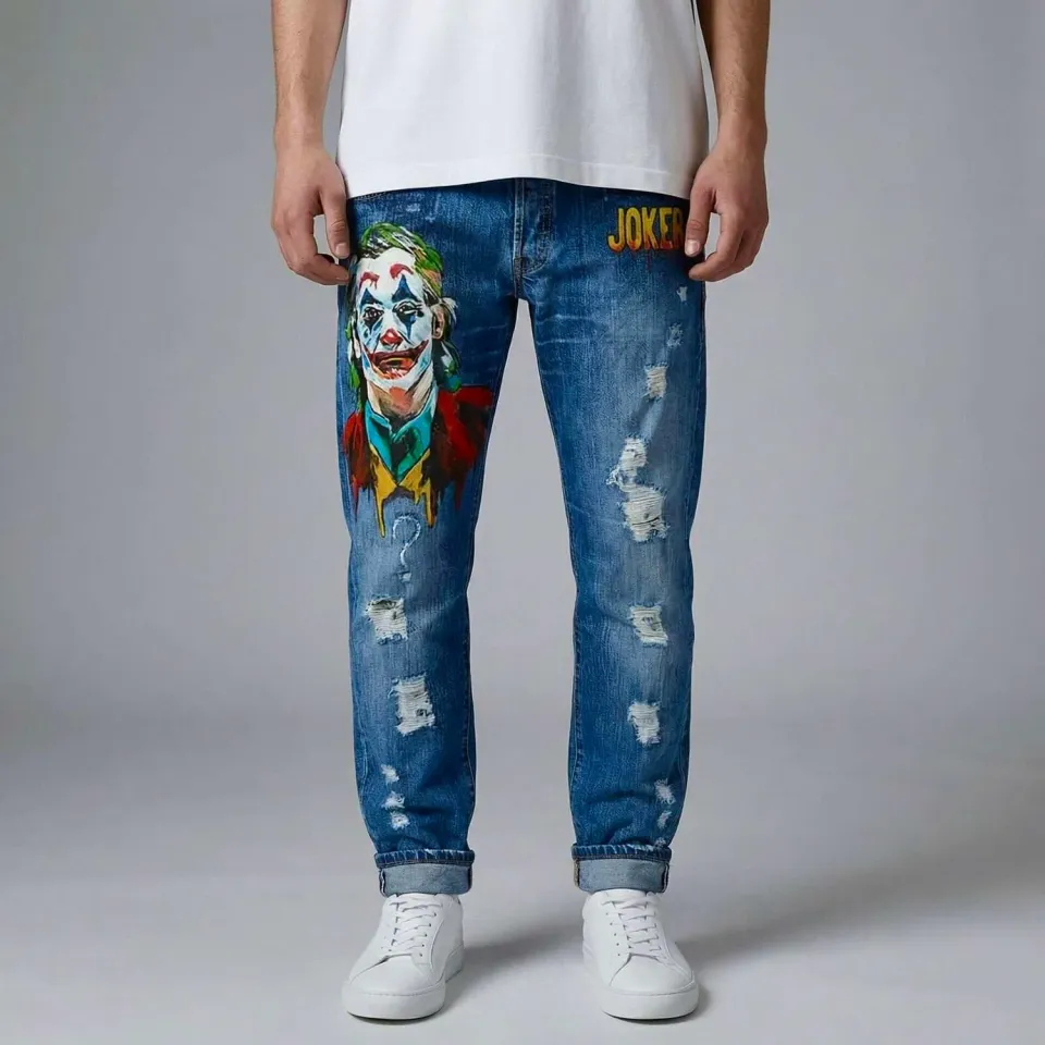 Levi's Vintage Joker 2019 jeans dipinti a mano Phoenix