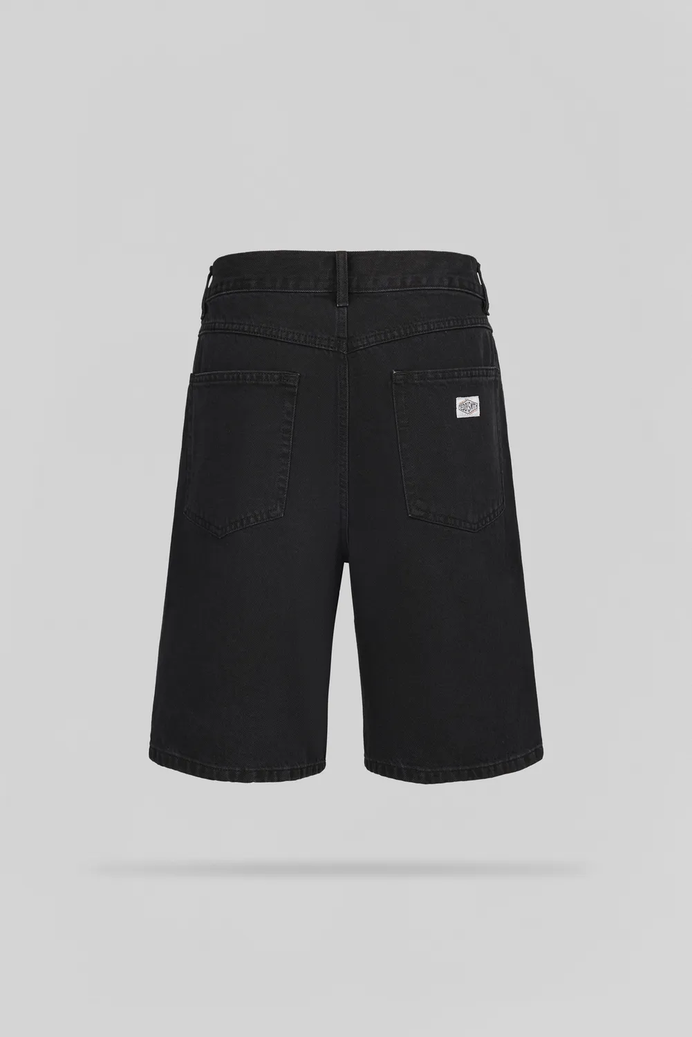 Teddy Smith S-Axel Shorts Jeans Uomo Nero Usato