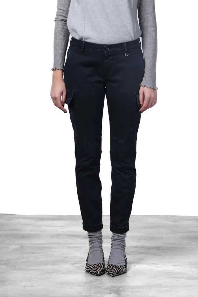 Mason's Chile City cargo donna blu notte slim
