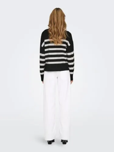 ONLY Onlbari maglione collo alto nero XL