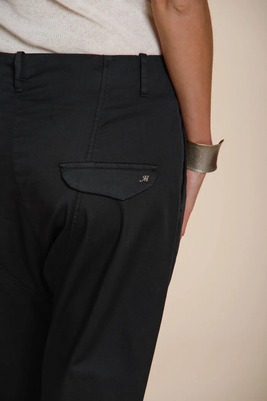 Mason's Malibu Jogger chino donna nero carrot fit