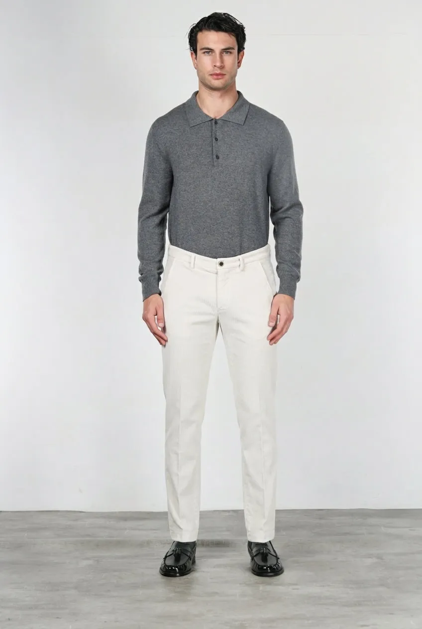 Mason's Milano pantalone chino velluto stucco extra slim