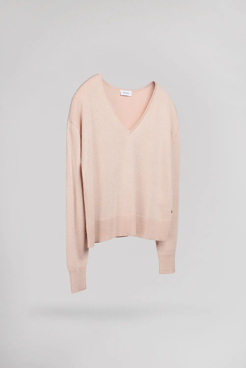 Teddy Smith P-Lizie Rose Pale maglione donna lurex