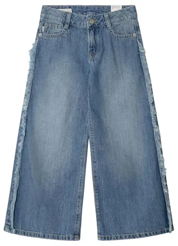 Pepe Jeans Lexy Frayed jeans 10 anni gamba larga sfilacciati