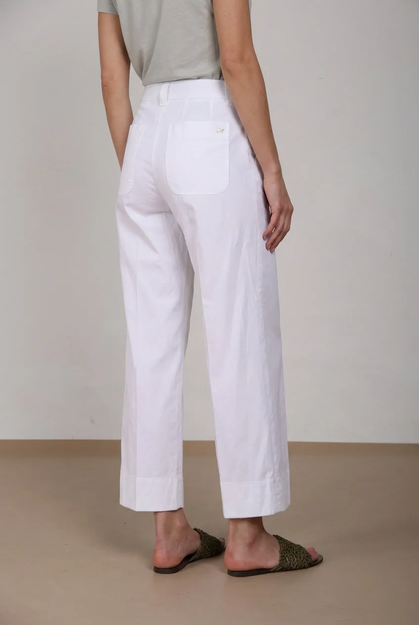 Mason’s New York Studio Cropped chino bianco straight