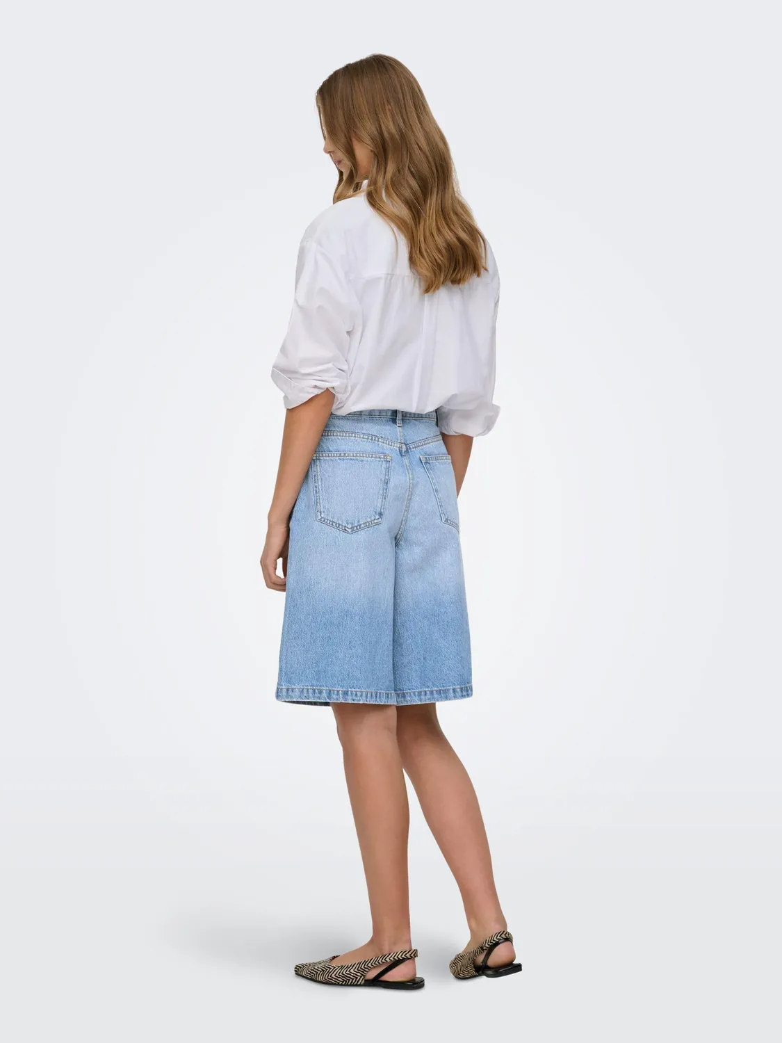 ONLY Onlzagu-Dorsi shorts XL medium blue denim