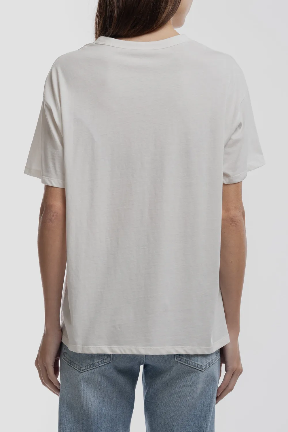 Teddy Smith T-Positano t-shirt oversize donna white