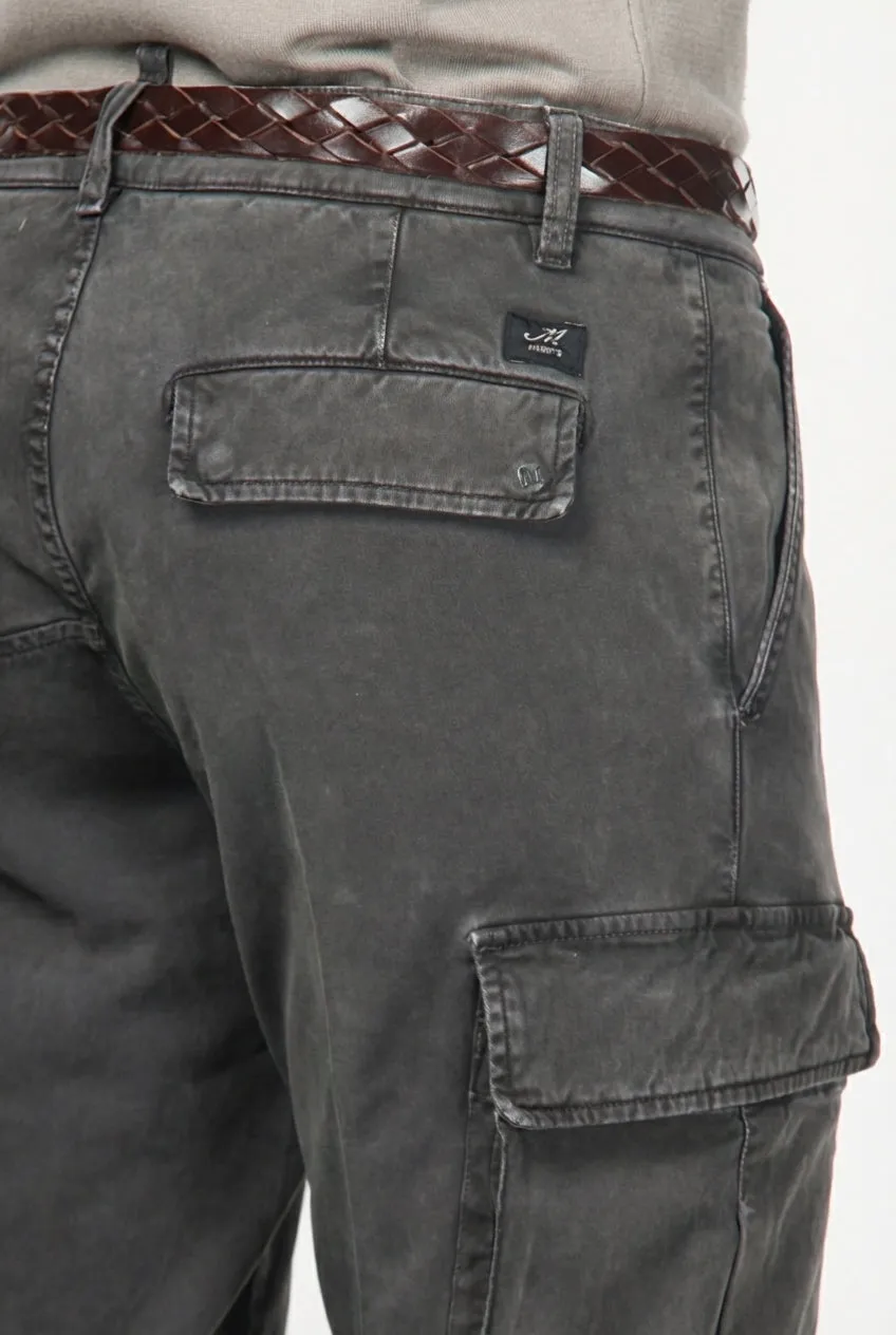 Mason's Chile cargo uomo marrone extra slim gabardina