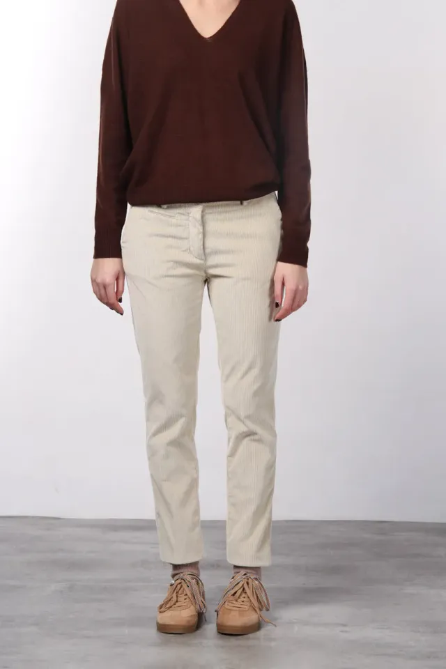 Mason's New York Slim chino crema velluto