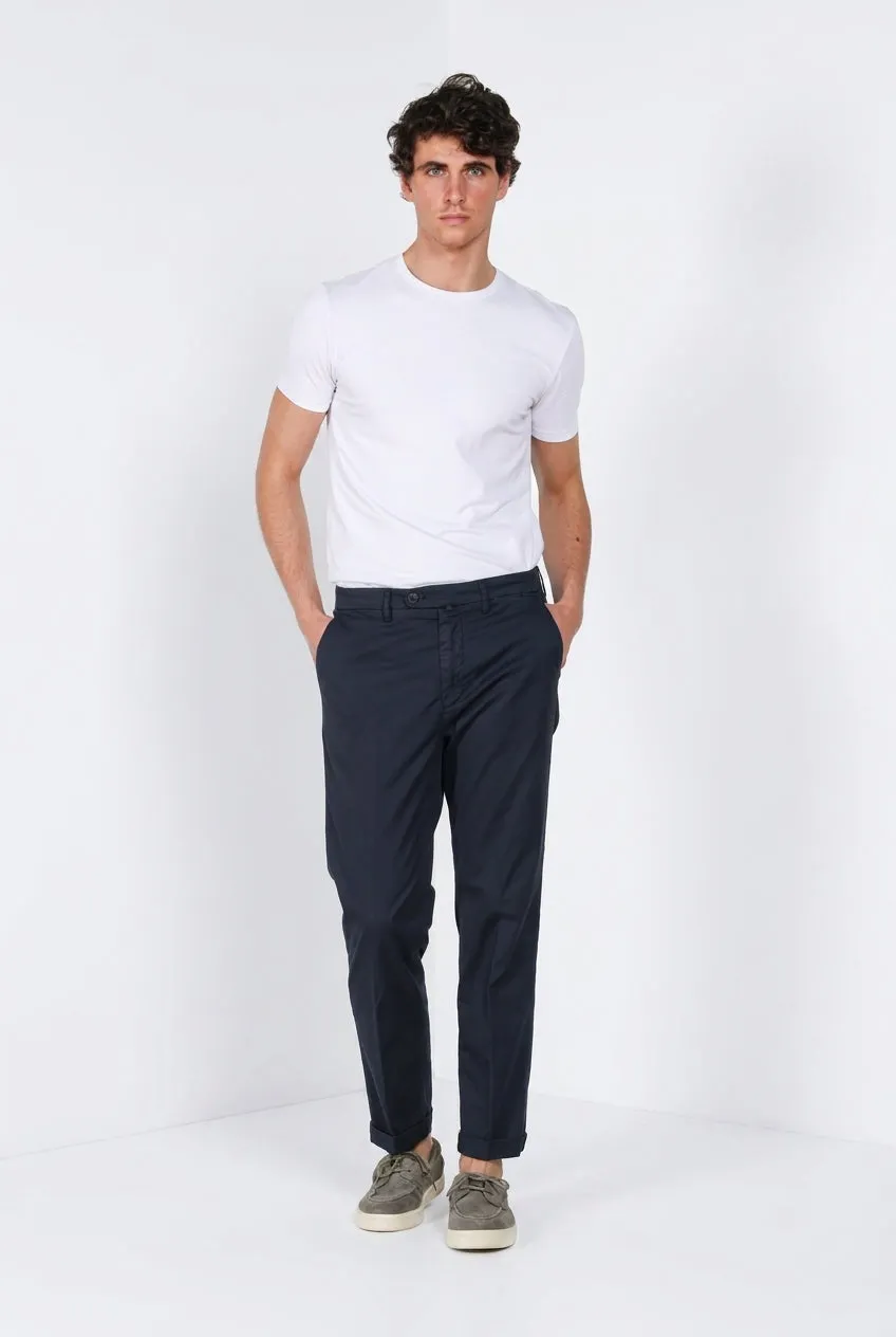 Mason's Boston chino uomo blu notte relaxed fit