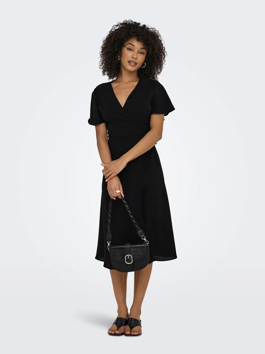 ONLY ONLCALI abito lungo nero elegante