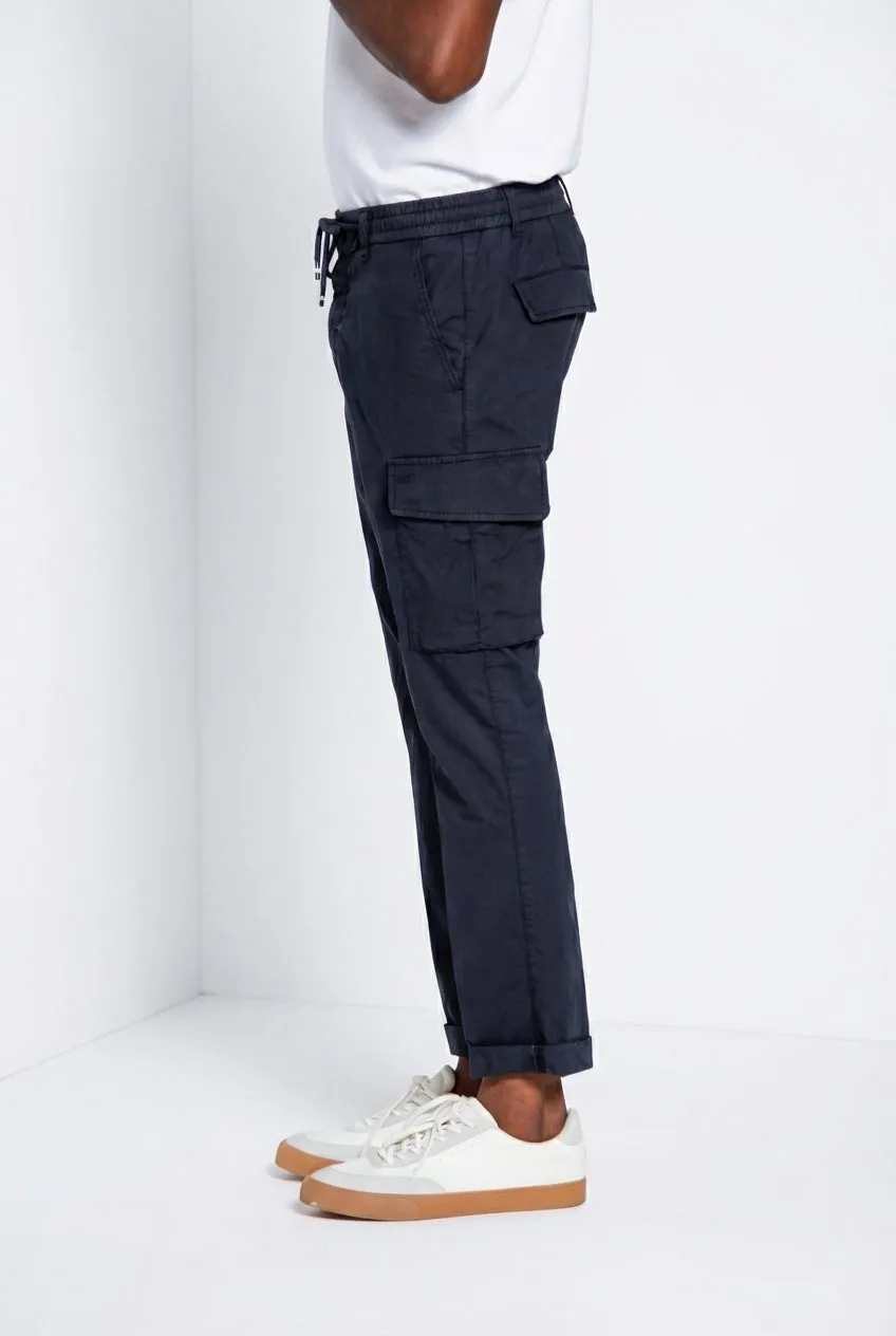 Mason's Chile Jogger cargo uomo tela blu notte extra slim