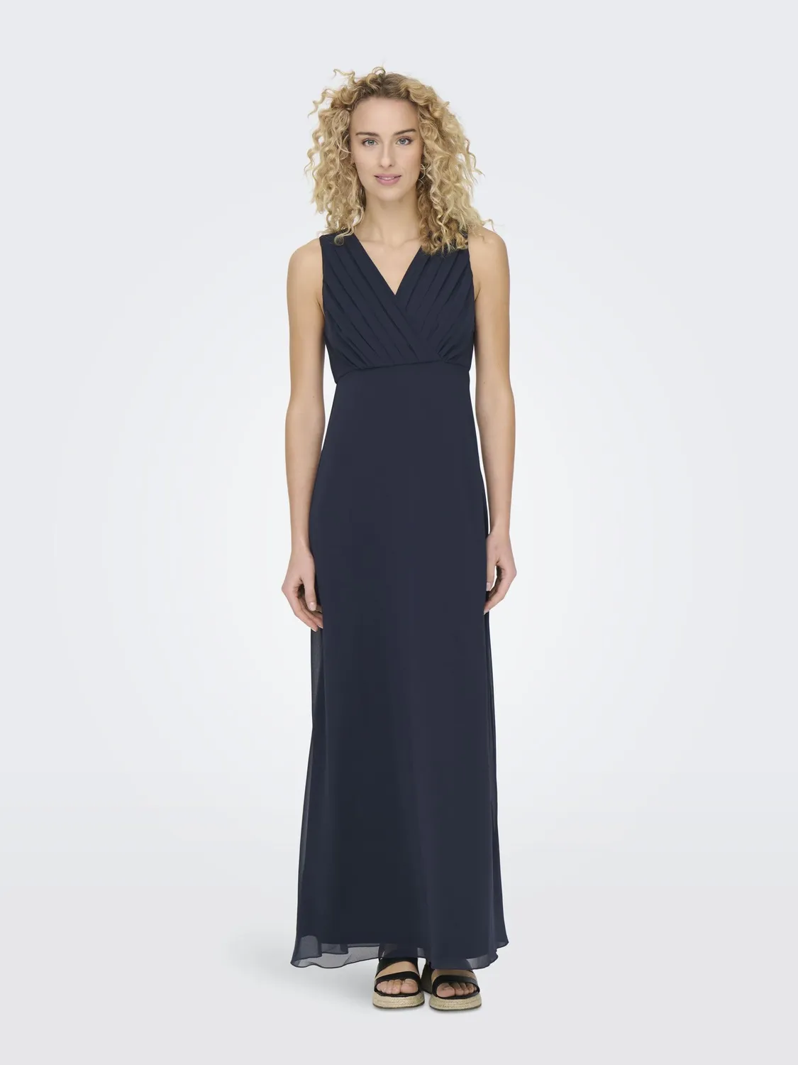 ONLY Onlanna Sisi SL Maxi Abito Donna M Lungo