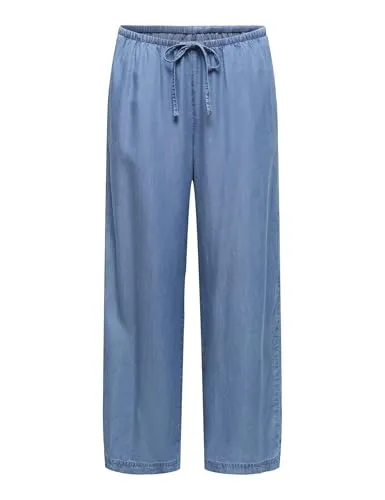 ONLY Onlcharis Pull Up Tie Pantaloni Donna coulisse