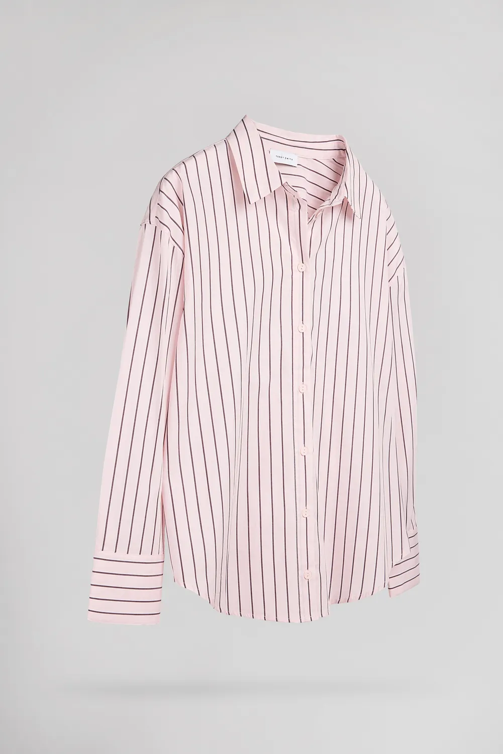 Teddy Smith C-Charlina Sweet Rose camicia righe cotone