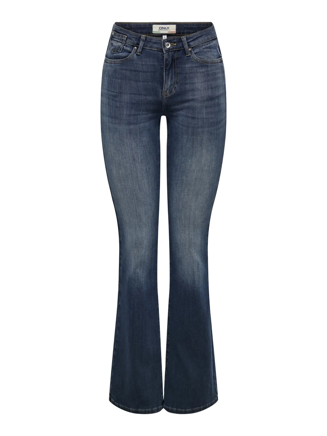 ONLY Onlblush jeans donna flare L/32 vita media denim
