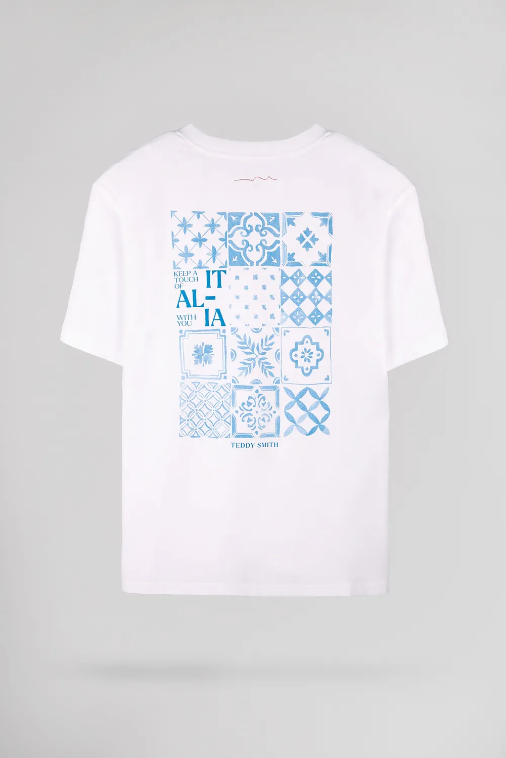 Teddy Smith T-Carmin MC t-shirt uomo bianco cotone