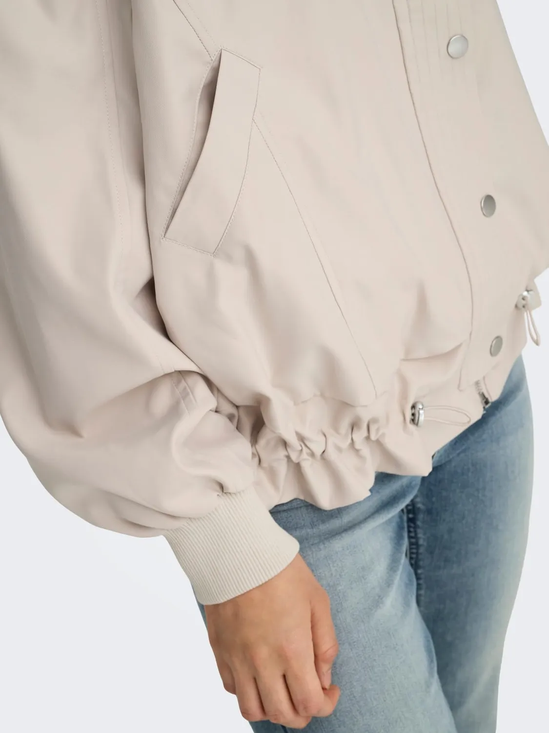 ONLY Onlbasto Bomber Jacket giacca donna grigia 3XL