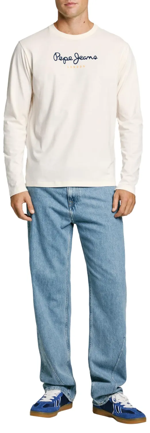 Pepe Jeans Eggo Long t-shirt uomo blu taglia S
