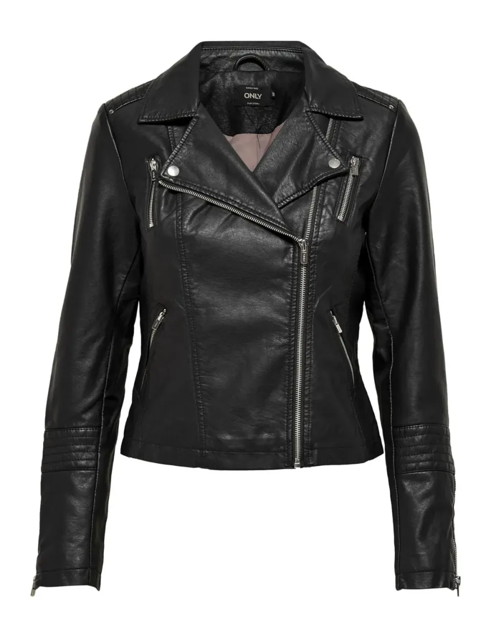 ONLY ONLGEMMA Giacca Ecopelle Donna Nero 36