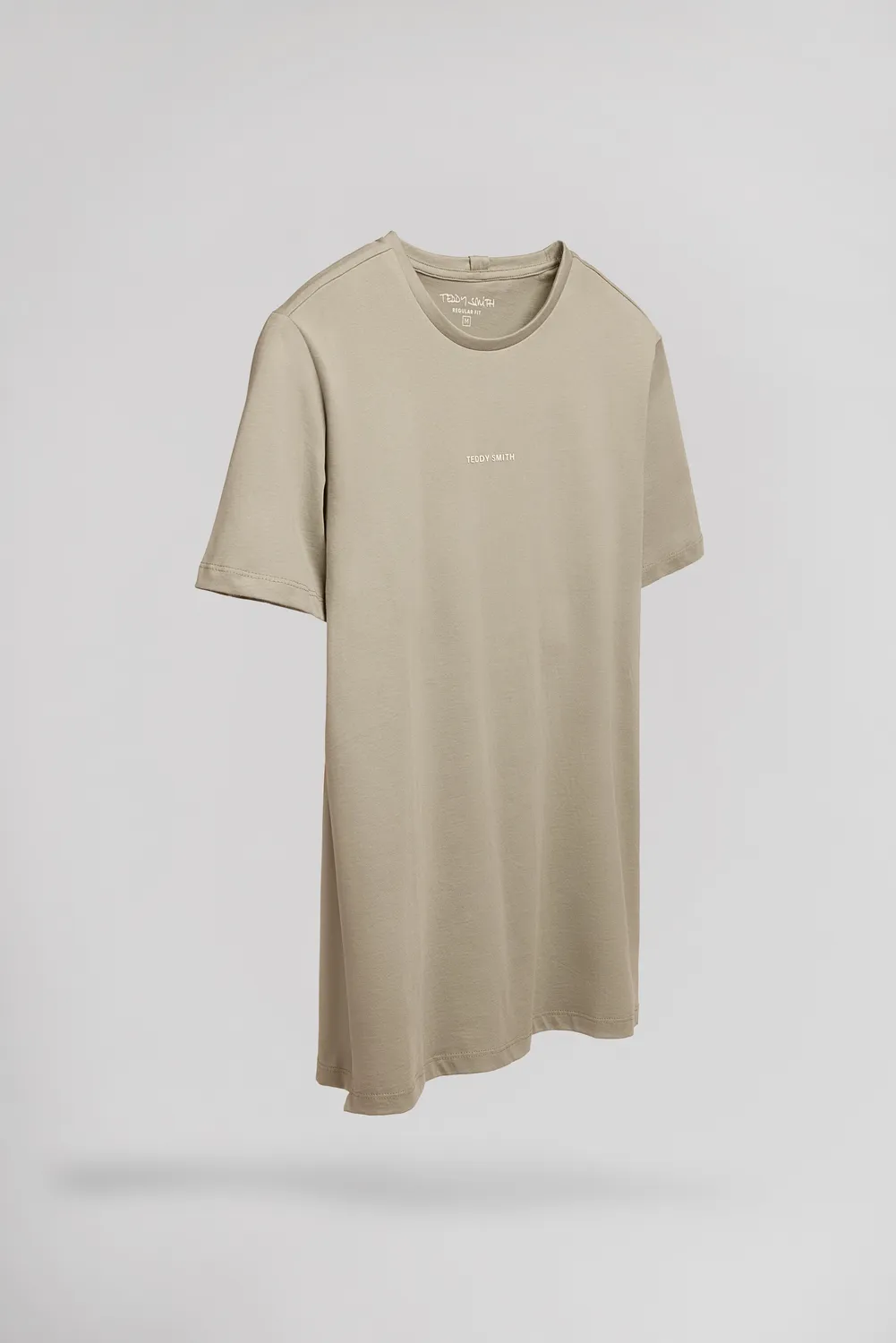 Teddy Smith T-Soy 2 MC t-shirt bleach kaki cotone