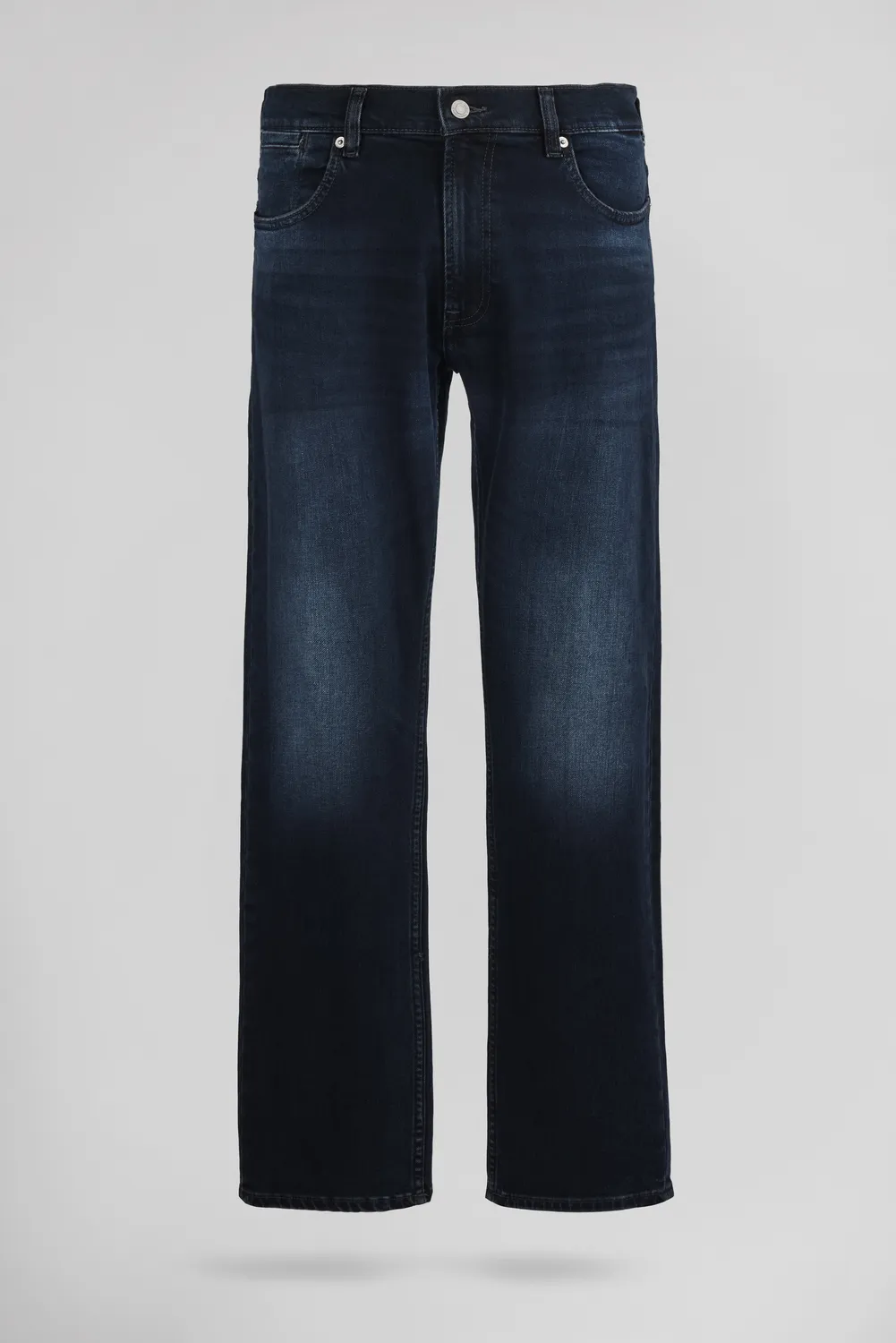 Teddy Smith Reg L32 jeans dritto deep blue elasticizzato uomo