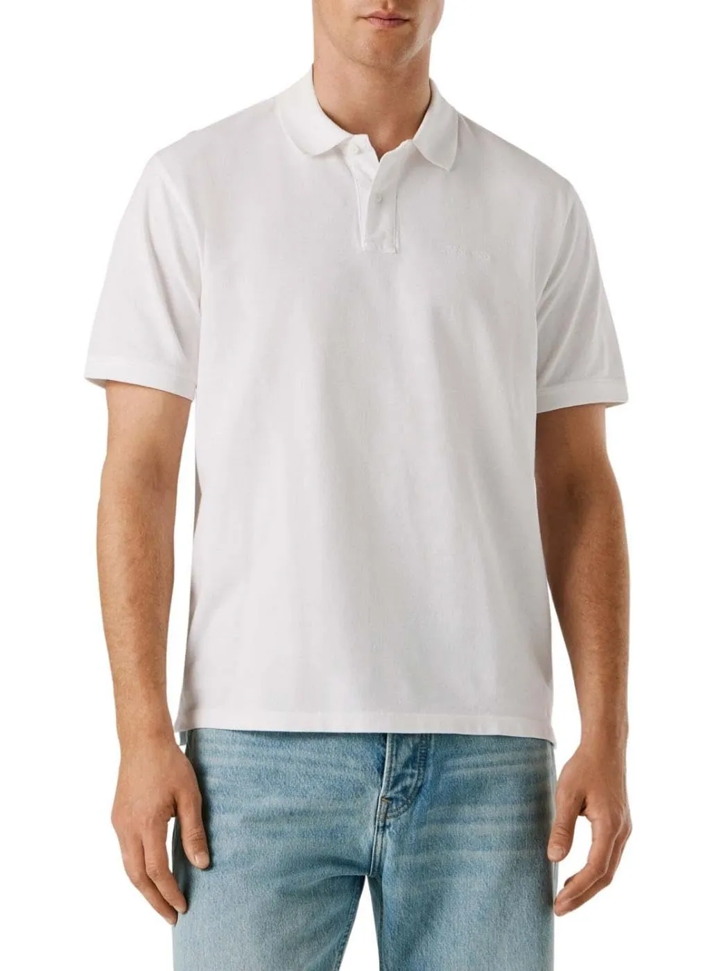Pepe Jeans PM5400087 polo uomo piquet heavy wash