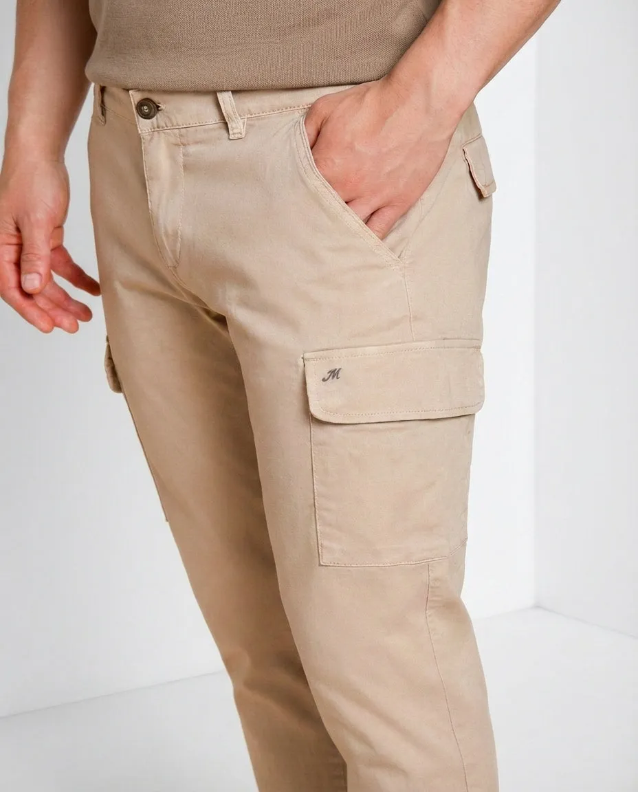 Mason's Chile cargo uomo beige medio extra slim
