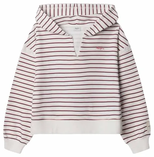 Pepe Jeans Gardenia felpa bambina 10 anni con cappuccio