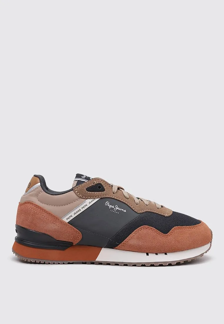 Pepe Jeans London Grade sneakers uomo pelle marrone