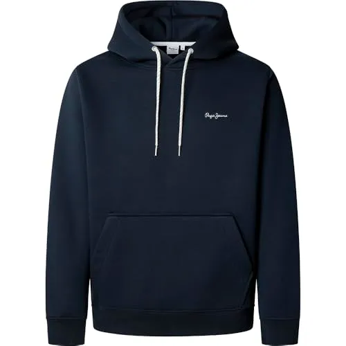 Pepe Jeans Macbeth Felpa Uomo con Cappuccio Logo Piccolo
