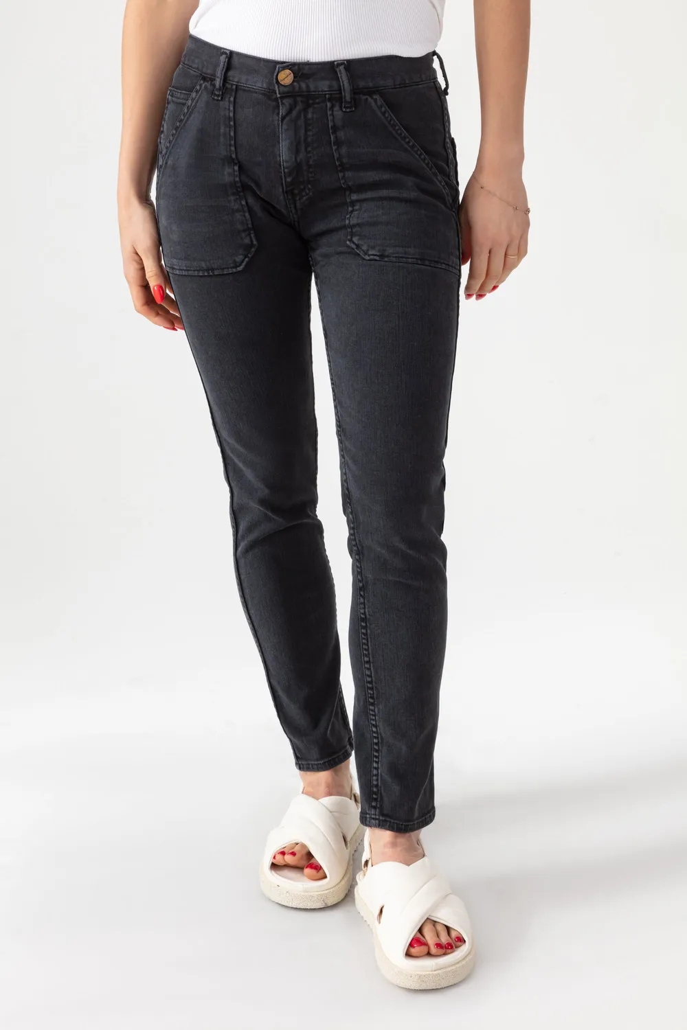 Acquaverde Pierce pantalone black stone stretch