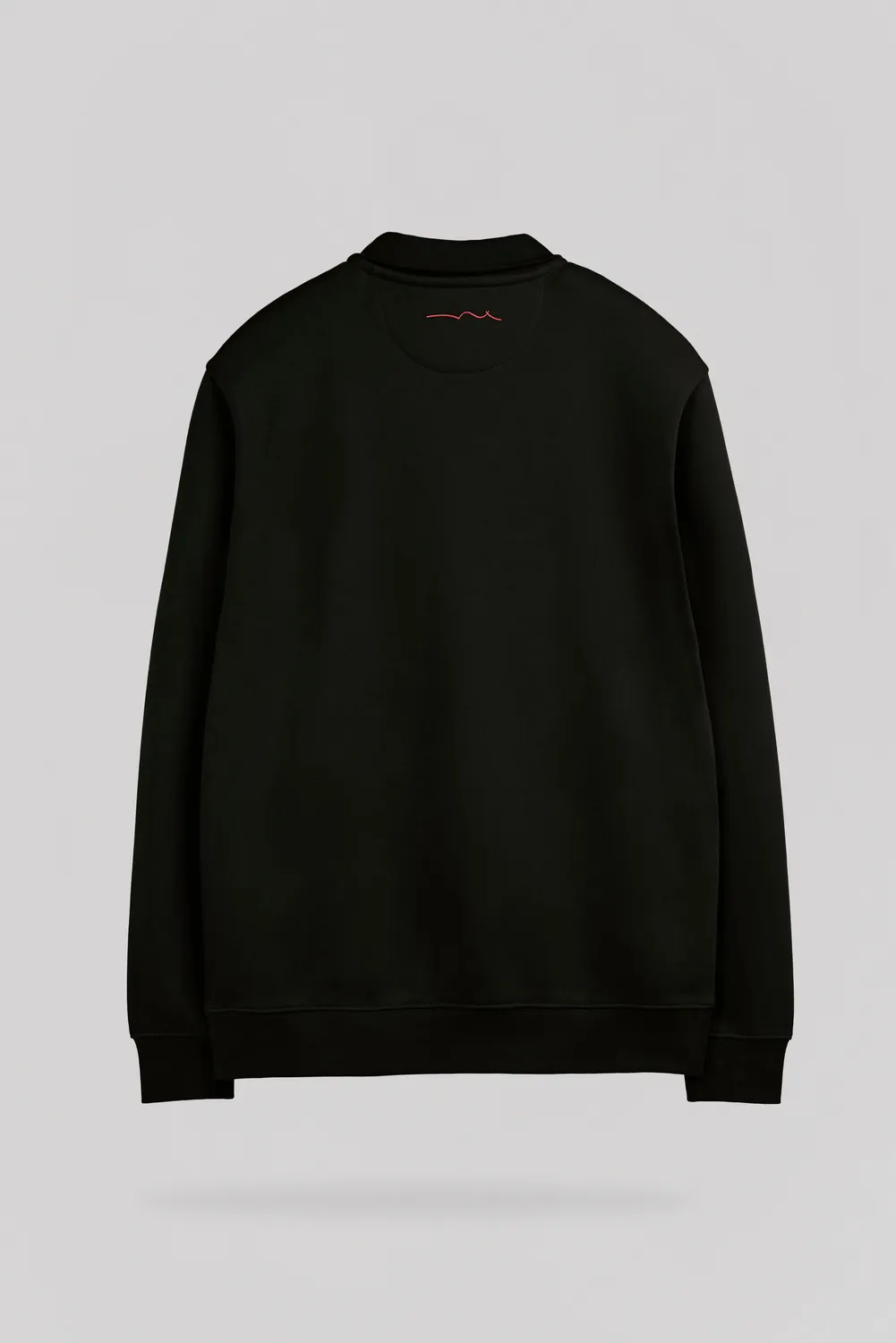 Teddy Smith S-Loan Felpa Mezza Zip Uomo Nero