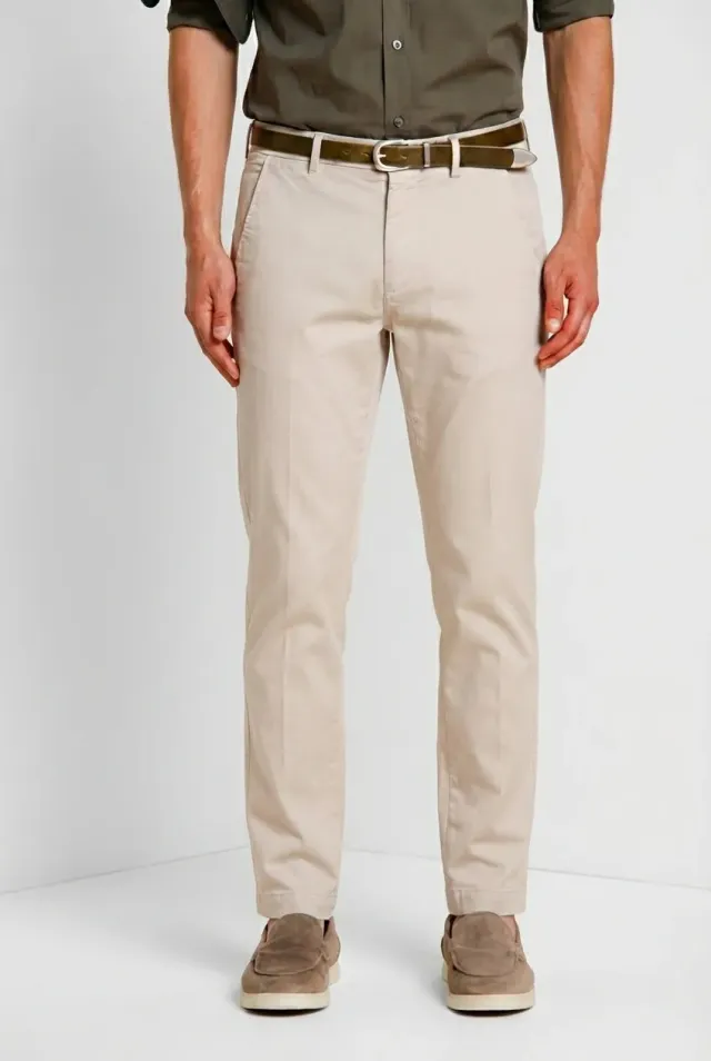 Mason's Torino Flex chino beige chiaro slim fit